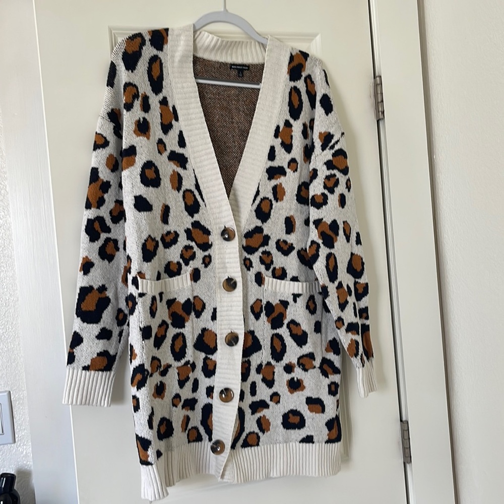 Leopard cardigan